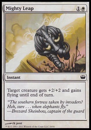 Mighty Leap (Duel Decks: Knights vs Dragons) Near Mint - Nick Nack's Full Frontal Attack