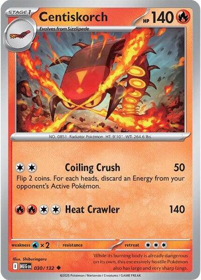 Centiskorch (ME01: Mega Evolution) Near Mint - Nick Nack's Full Frontal Attack