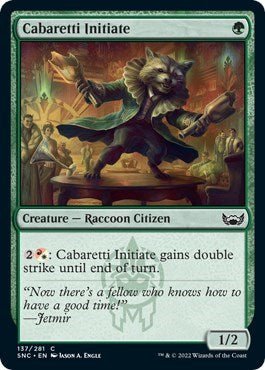Cabaretti Initiate (Streets of New Capenna) Near Mint - Nick Nack's Full Frontal Attack