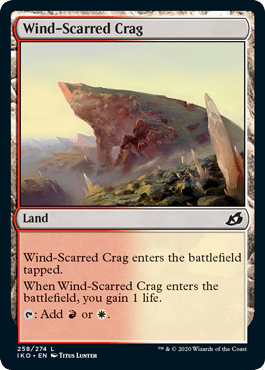 Wind-Scarred Crag (Ikoria: Lair of Behemoths) Near Mint - Nick Nack's Full Frontal Attack