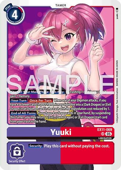 Yuuki (Dawn of Liberator) Near Mint Foil