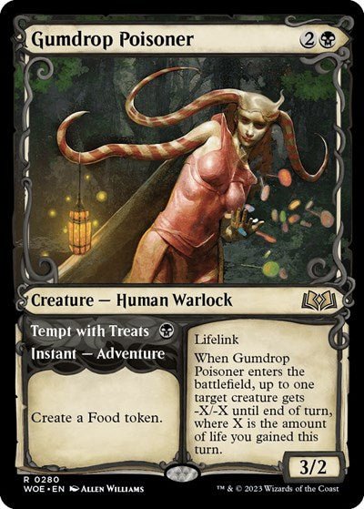 Gumdrop Poisoner (Showcase) (Wilds of Eldraine) Near Mint - Nick Nack's Full Frontal Attack