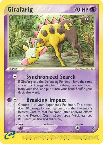 Girafarig (Dragon) Light Play