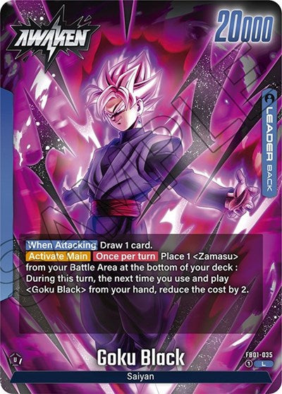 Goku Black FB01-035 (Awakened Pulse) Near Mint