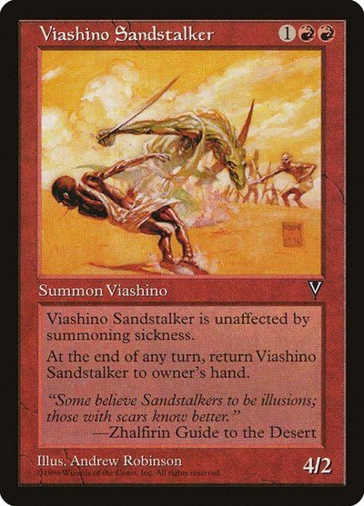 Viashino Sandstalker (Visions) Light Play - Nick Nack's Full Frontal Attack
