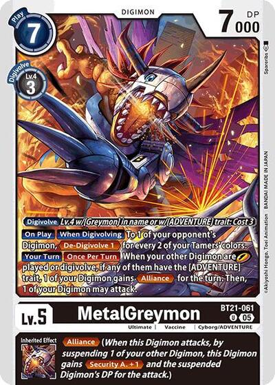 MetalGreymon (World Convergence) Near Mint