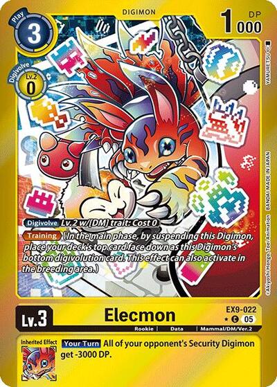 Elecmon (Limited Foil) (Versus Monsters) Near Mint Foil - Nick Nack's Full Frontal Attack