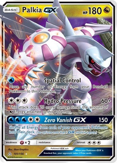 Palkia GX (SM - Ultra Prism) Near Mint Holofoil - Nick Nack's Full Frontal Attack
