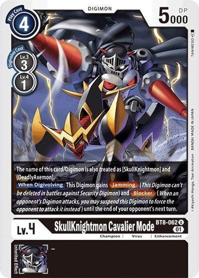 SkullKnightmon Cavalier Mode (New Awakening) Near Mint - Nick Nack's Full Frontal Attack