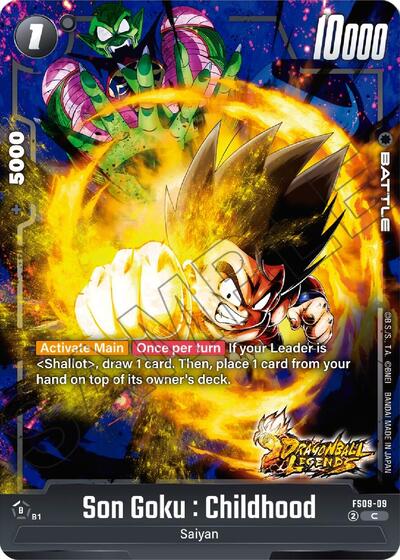 Son Goku : Childhood (Starter Deck 9: Shallot) Near Mint - Nick Nack's Full Frontal Attack