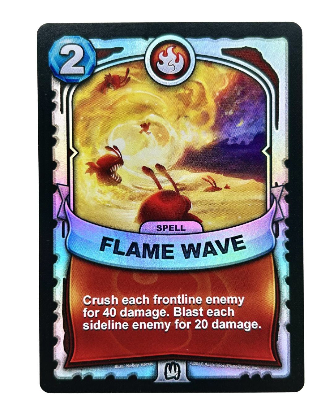 Flame Wave (Battlecast) (Silver Foil) - Nick Nack's Full Frontal Attack