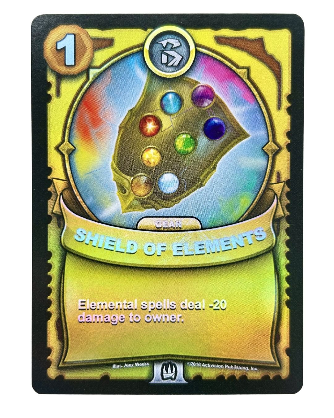 Shield of Elements (Battlecast) (Gold Foil) - Nick Nack's Full Frontal Attack