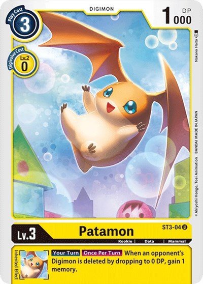 Patamon (Starter Deck 03: Heaven's Yellow) Near Mint - Nick Nack's Full Frontal Attack