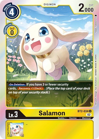 Salamon BT2 - 034 (Resurgence Booster Reprint) (Resurgence Booster) Near Mint Foil - Nick Nack's Full Frontal Attack