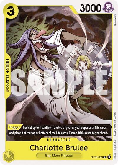 Charlotte Brulee (Starter Deck 20: YELLOW Charlotte Katakuri) Near Mint - Nick Nack's Full Frontal Attack
