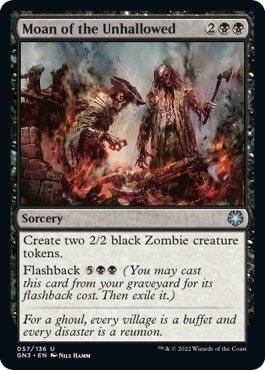 Moan of the Unhallowed (Magic Game Night: Free - For - All) Near Mint - Nick Nack's Full Frontal Attack