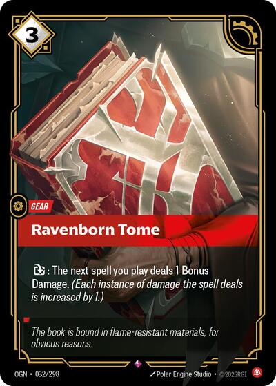 Ravenborn Tome (Origins) Near Mint Foil - Nick Nack's Full Frontal Attack