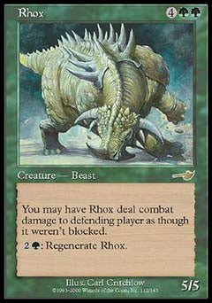 Rhox (Nemesis) Near Mint - Nick Nack's Full Frontal Attack