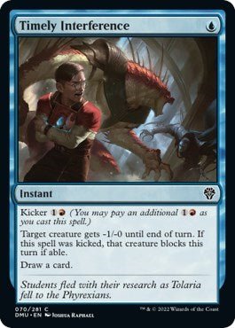 Timely Interference (Dominaria United) Near Mint - Nick Nack's Full Frontal Attack