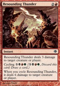 Resounding Thunder (Shards of Alara) Light Play - Nick Nack's Full Frontal Attack