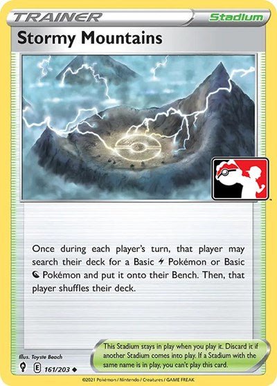 Stormy Mountains (Prize Pack Series Cards) Near Mint Holofoil - Nick Nack's Full Frontal Attack