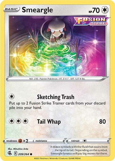 Smeargle (SWSH08: Fusion Strike) Near Mint