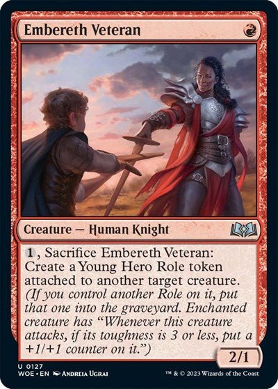 Embereth Veteran (Wilds of Eldraine) Near Mint - Nick Nack's Full Frontal Attack