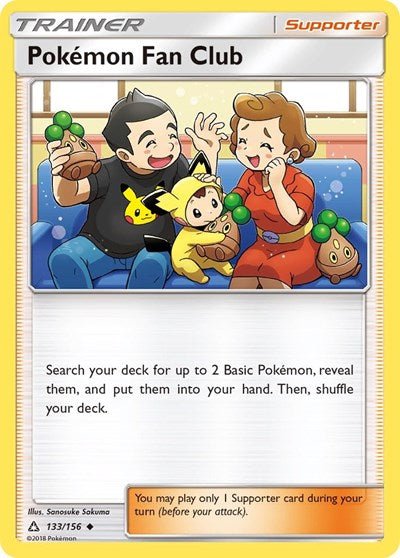 Pokemon Fan Club (SM - Ultra Prism) Near Mint - Nick Nack's Full Frontal Attack
