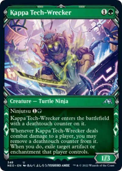 Kappa Tech - Wrecker (Showcase) (Kamigawa: Neon Dynasty) Near Mint - Nick Nack's Full Frontal Attack