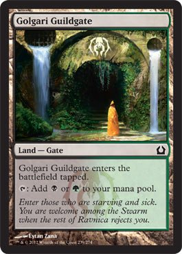 Golgari Guildgate (Return to Ravnica) Near Mint - Nick Nack's Full Frontal Attack
