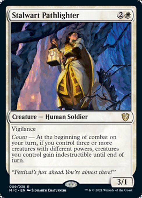 Stalwart Pathlighter (Commander 2021 Midnight Hunt) Near Mint - Nick Nack's Full Frontal Attack