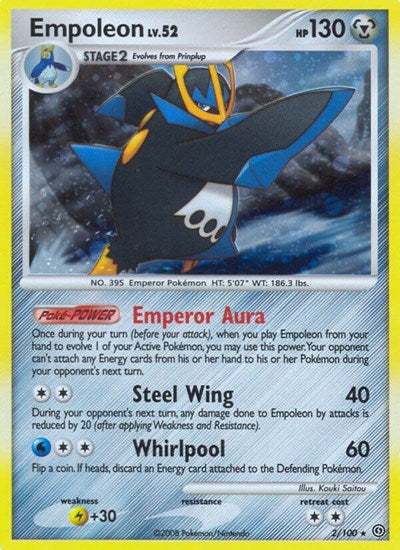 Empoleon (Stormfront) Damaged / Poor Reverse Holofoil