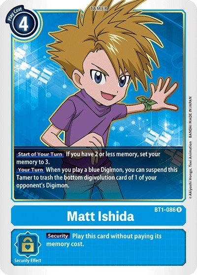 Matt Ishida BT1-086 (Release Special Booster) Near Mint - Nick Nack's Full Frontal Attack