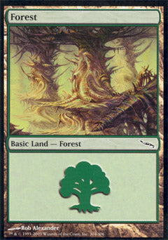 Forest (304) (Mirrodin) Light Play