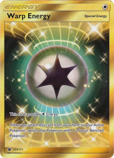 Warp Energy (Secret) (SM - Crimson Invasion) Near Mint Holofoil