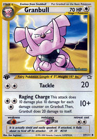 Granbull (Neo Genesis) Light Play 1st Edition