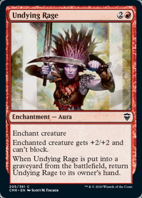 Undying Rage (Commander Legends) Near Mint - Nick Nack's Full Frontal Attack
