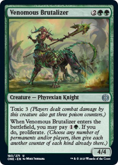 Venomous Brutalizer (Phyrexia: All Will Be One) Near Mint - Nick Nack's Full Frontal Attack