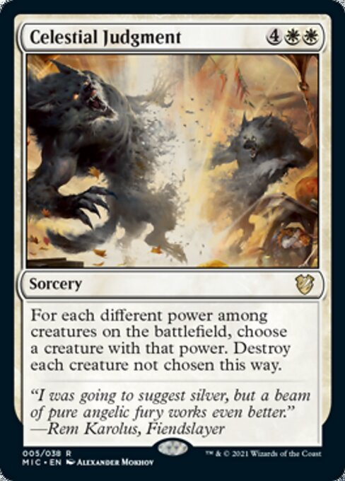 Celestial Judgment (Commander 2021 Midnight Hunt) Near Mint - Nick Nack's Full Frontal Attack