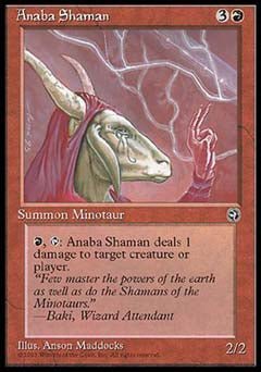 Anaba Shaman (2) (Homelands) Light Play - Nick Nack's Full Frontal Attack