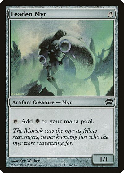 Leaden Myr (Planechase) Light Play - Nick Nack's Full Frontal Attack