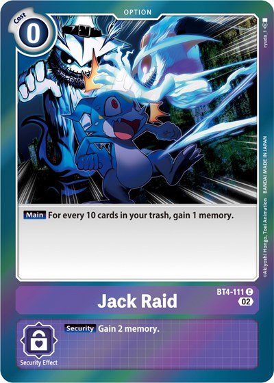Jack Raid (Resurgence Booster Reprint) (Resurgence Booster) Near Mint Foil - Nick Nack's Full Frontal Attack