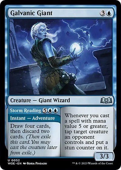 Galvanic Giant (Wilds of Eldraine) Near Mint - Nick Nack's Full Frontal Attack