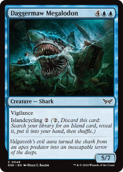 Daggermaw Megalodon (Duskmourn: House of Horror) Near Mint - Nick Nack's Full Frontal Attack
