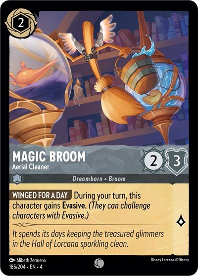Magic Broom - Aerial Cleaner (Ursula's Return) Near Mint - Nick Nack's Full Frontal Attack