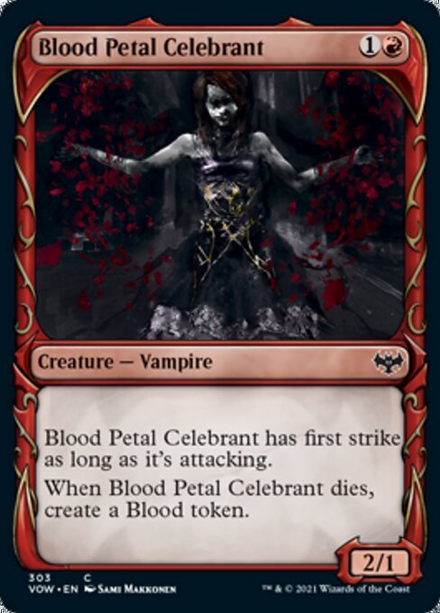 Blood Petal Celebrant (Showcase) (Innistrad: Crimson Vow) Near Mint - Nick Nack's Full Frontal Attack