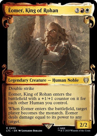 Eomer, King of Rohan (Showcase Scrolls) (Commander: The Lord of the Rings: Tales of Middle - earth) Near Mint - Nick Nack's Full Frontal Attack