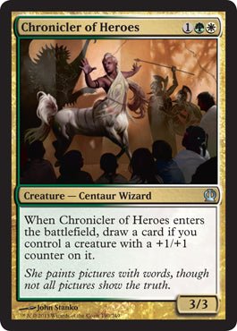 Chronicler of Heroes (Theros) Near Mint - Nick Nack's Full Frontal Attack