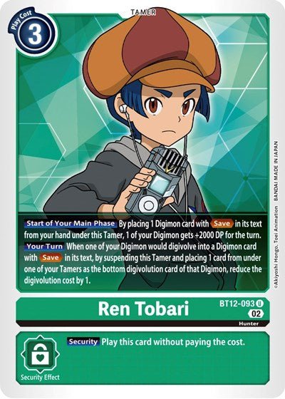 Ren Tobari (Across Time) Near Mint - Nick Nack's Full Frontal Attack