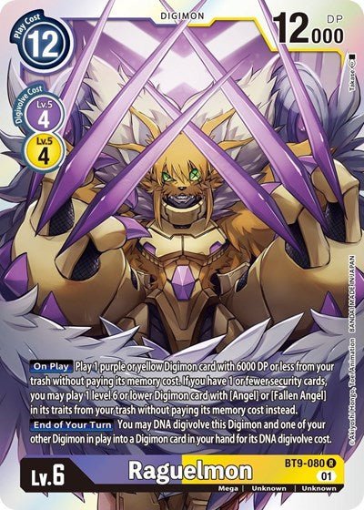 Raguelmon (X Record) Near Mint Foil - Nick Nack's Full Frontal Attack
